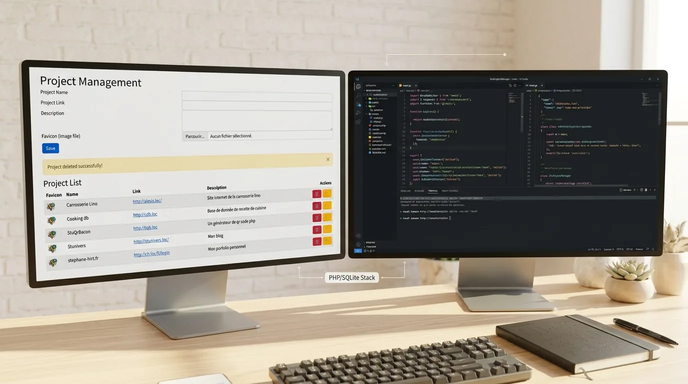 StuProjectManager web interface