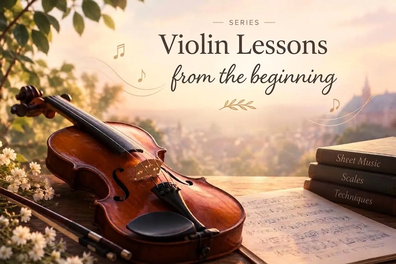 learning to play the violin en
